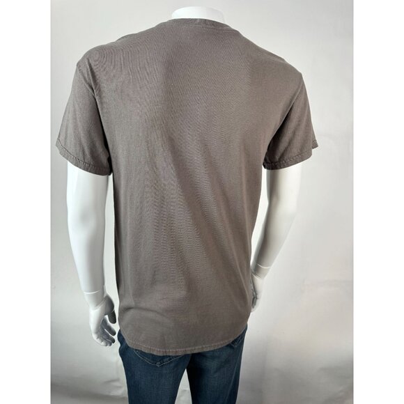 Gildan Heavy Cotton Gray Graphic T-Shirt "Drink Up!" Uncle Sam Design M - Picture 13 of 16